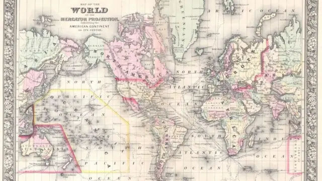 不同版本的世界地圖有哪些正確及錯誤之處?(图2) 不同版本的世界地圖有哪些正確及錯誤之處?