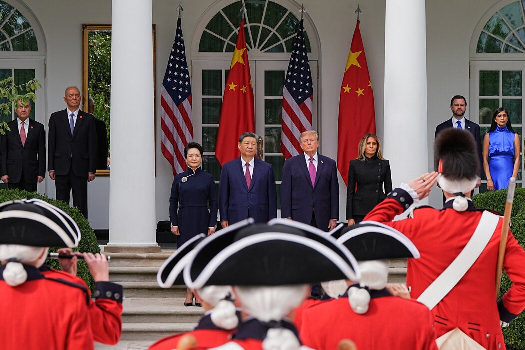特朗普的白宫欢迎强人领袖习近平,却拒绝美国记者(图2) 特朗普的白宫欢迎强人领袖习近平,却拒绝美国记者