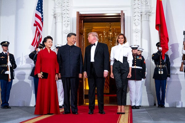 在国宴上穿裤子的美国第一夫人(图1) 在国宴上穿裤子的美国第一夫人